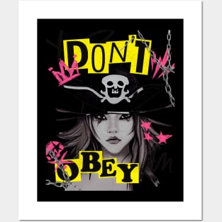 Pirate women don't obey Posters and Art